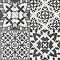 BCT Tiles St Pancras Monochrome Feature Floor Tiles - 331 x 331mm - BCT57581  Profile Large Image