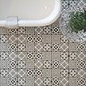 BCT Tiles St Pancras Monochrome Feature Floor Tiles - 331 x 331mm - BCT57581  Standard Large Image