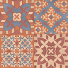 BCT Tiles St Pancras Terracotta Feature Floor Tiles - 331 x 331mm - BCT57598  Profile Large Image