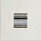 BCT Tiles - Tor White Wilbury Decor Wall Tile - 100x100mm - ISC2929 Large Image