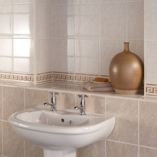BCT Tiles - 20 Vivaldi Light Beige Wall Gloss Tiles - 198x248mm - BCT07531 Profile Large Image