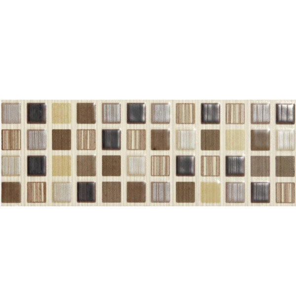 BCT Tiles - 6 Willow Brown Satin Strips - 248x80mm - BCT09894 Large Image