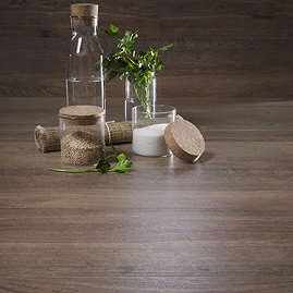 Beacon Cherry Wood Effect Floor Tiles - 200 x 1200mm Large Image