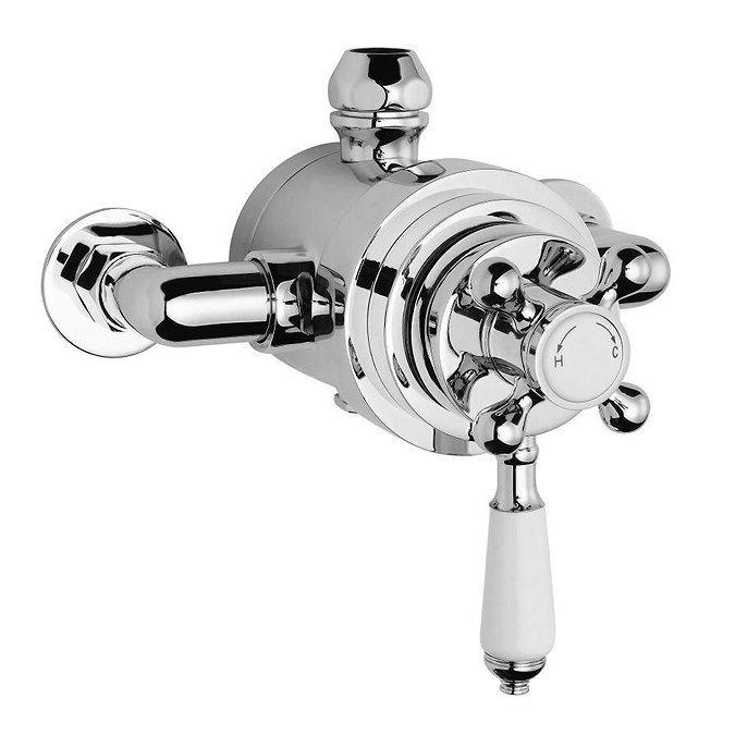 Ultra Traditional Dual Exposed Thermostatic Shower Valve - AM301E Large Image