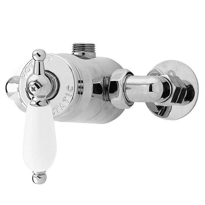 Ultra Beaumont Sequential Exposed Thermostatic Valve + Rigid Riser Profile Large Image