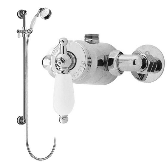 Ultra Beaumont Sequential Exposed Thermostatic Valve w/ Slider Rail Large Image