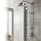 Ultra Traditional Twin Exposed Thermostatic Shower Valve - A3056 Profile Large Image