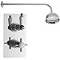 Ultra Beaumont Twin Concealed Thermostatic Valve w/ 4" Fixed Shower Head Large Image