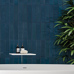 Beauvais Rustic Cobalt Blue Wall Tiles 75 x 300mm