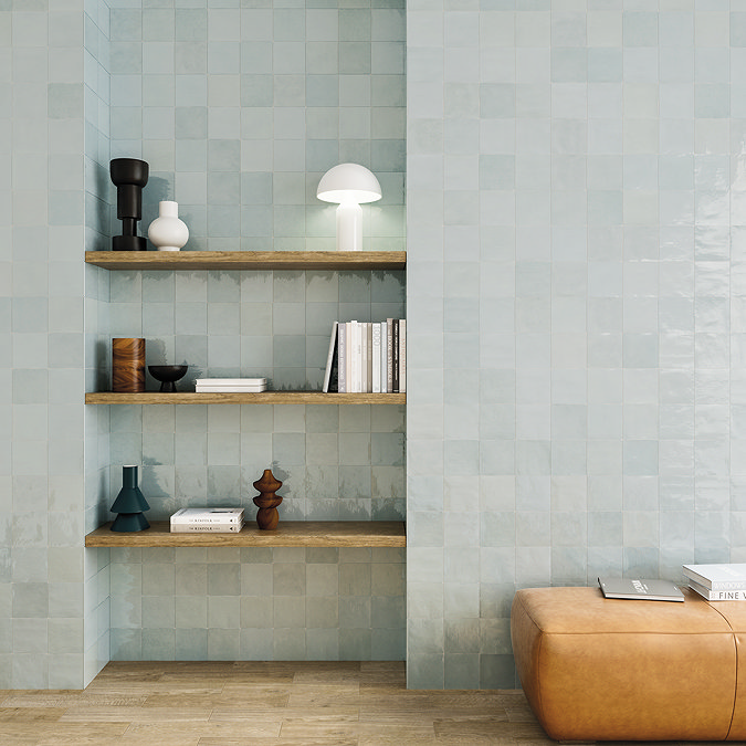 Beauvais Rustic Light Blue Wall Tiles 130 x 130mm