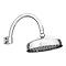 Belmont 8" Shower Head with Round Curved Shower Arm  Feature Large Image