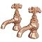 Belmont Rose Gold Traditional Bath Taps Large Image