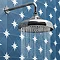 Belmont Traditional 12" Apron Rose Shower Head w. Wall Mounted Arm Large Image