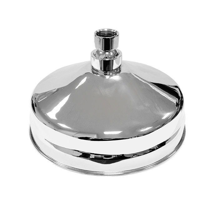 Belmont Traditional 7" Apron Rose Shower Head with Arm Profile Large Image
