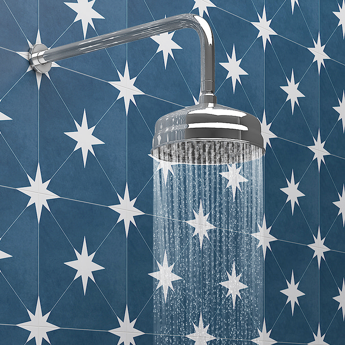Belmont Traditional 162mm Apron Rose Shower Head with Swivel Joint