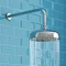 Belmont Traditional 8" Apron Rose Shower Head with Swivel Joint Feature Large Image