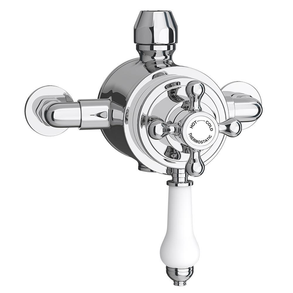 Belmont Traditional Square Concealed Dual Thermostatic Shower Valve Profile Large Image