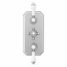 Belmont Traditional Shower Package - Concealed Valve with Fixed Head & Slider Kit in Chrome
