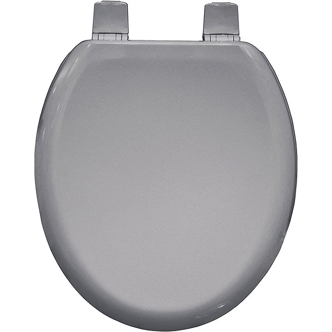 Bemis Chicago STA-TITE Toilet Seat - Whisper Grey - 5000ART492  Profile Large Image