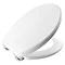 Bemis Modena Soft Close Toilet Seat with Chrome Hinges - 4404CLT000 Large Image