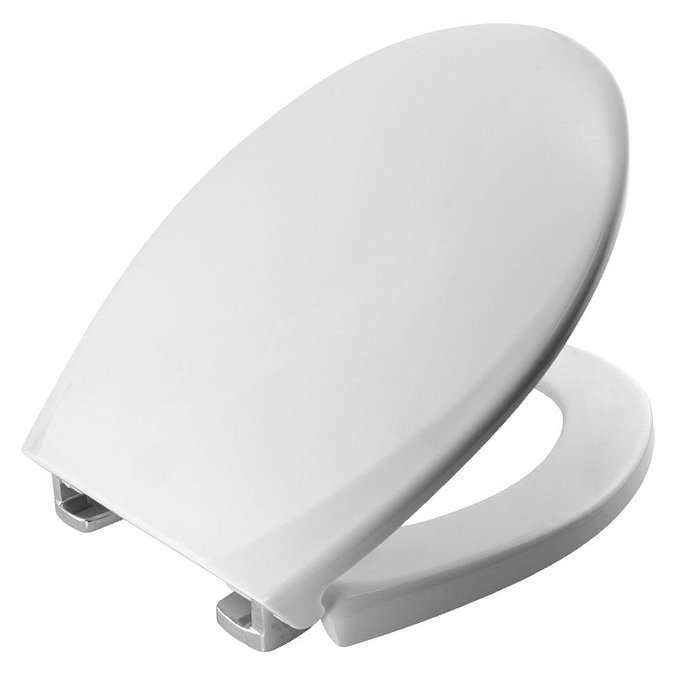 Bemis Oxford Toilet Seat with Adjustable Chrome Hinges - 3900CPT000 Large Image
