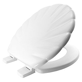 Bemis Shell STA-TITE Toilet Seat White - 5900ART000 Large Image