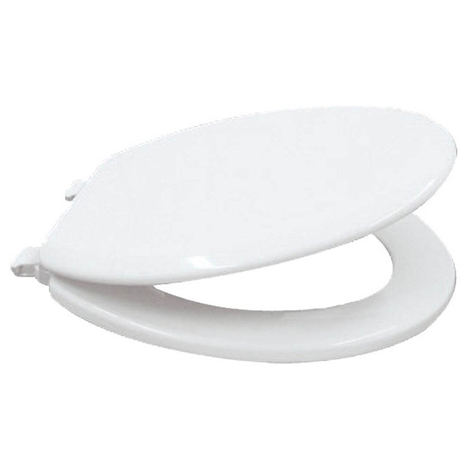 Bemis White Wooden Quick Release Soft Closing Seat - 5000AEL000 Large Image