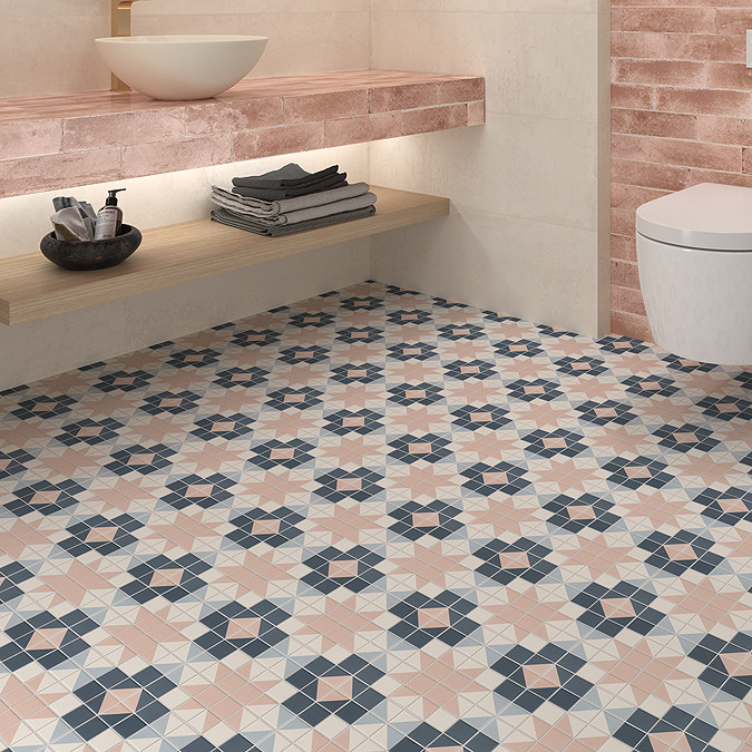 Bentham Patterned Wall & Floor Tiles - 200 x 200mm