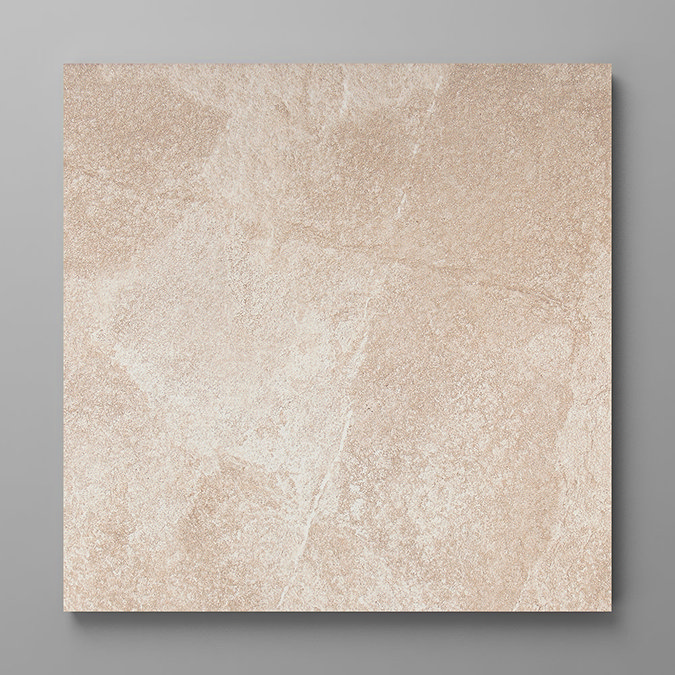 Berisso Beige Stone Effect Wall and Floor Tiles - 500 x 500mm