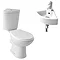 Bermuda Corner Cloakroom Suite Profile Large Image