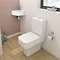 Bermuda Corner Cloakroom Basin 1TH - 335 x 335mm  In Bathroom Large Image