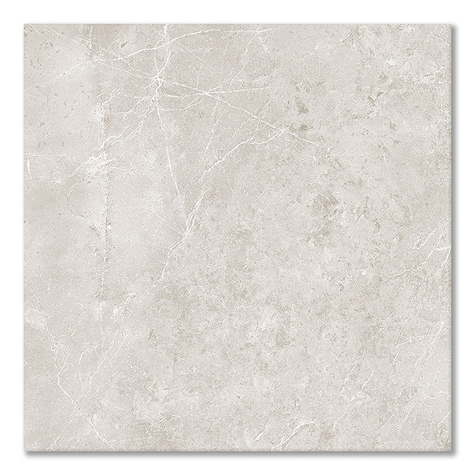 Bertoldo Light Grey Stone Effect Wall & Floor Tiles - 600 x 600mm