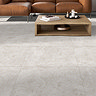 Bertoldo Light Grey Stone Effect Wall & Floor Tiles - 600 x 600mm