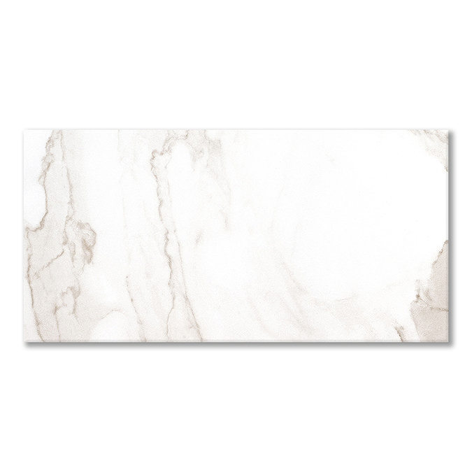 Bertrand Gloss Gold Marble Effect Wall and Floor Tiles - 300 x 600mm