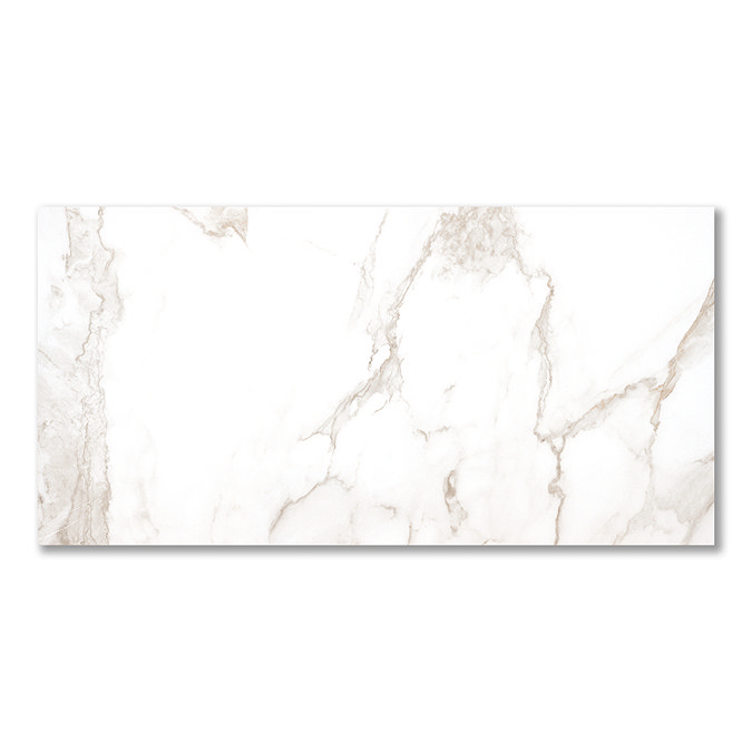 Bertrand Large Format Matt Gold Marble Effect Wall and Floor Tiles - 600 x 1200mm