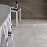 Berwick Matt White Stone Effect Anti-Slip Porcelain Floor Tiles – 600 x 600 mm