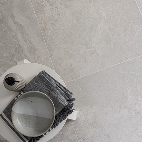 Berwick Matt White Stone Effect Anti-Slip Porcelain Floor Tiles – 600 x 600 mm