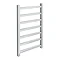 Bexley Designer Heated Towel Rail W500 x H800mm - Chrome Large Image