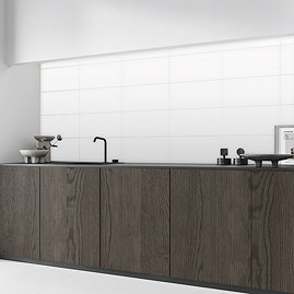 Beyaz Gloss White Wall Tiles 250 x 500mm