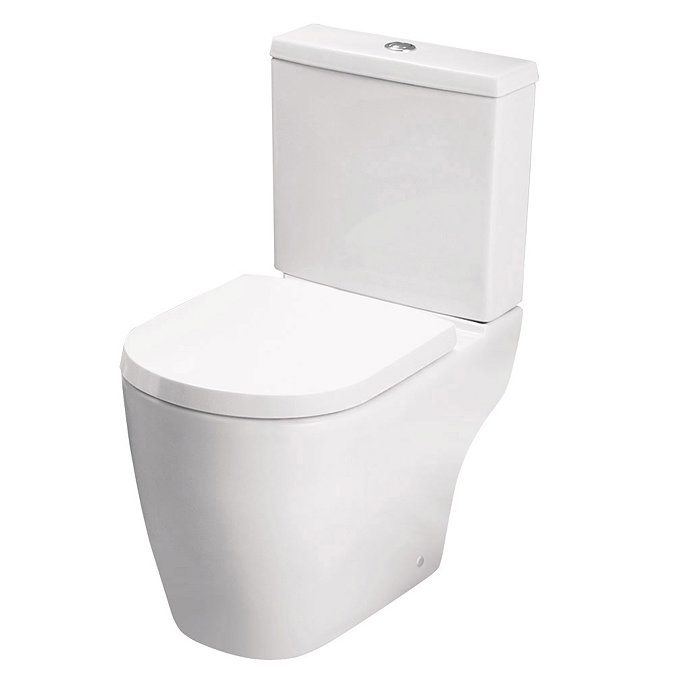 Bianco Bathroom Suite with Single Ended Bath - 3 Bath Size Options Profile Large Image