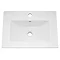 Bianco Gloss White Floorstanding Vanity Unit + Close Coupled Toilet In Bathroom Large Image