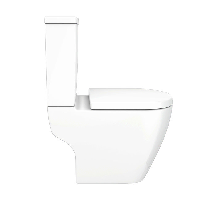 Bianco Gloss White Floorstanding Vanity Unit + Close Coupled Toilet additional Large Image