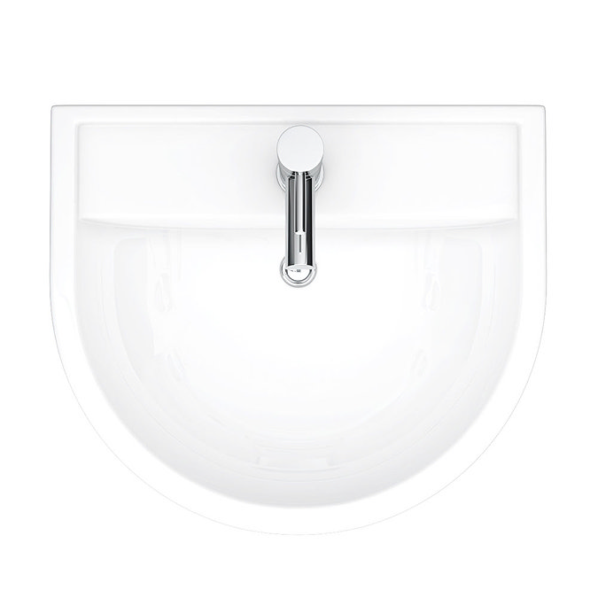 Bianco Modern Wall Hung Basin  In Bathroom Large Image