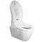 Bianco Wall Hung Smart Bidet Toilet and Basin Suite additional Large Image