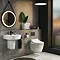 Bianco Wall Hung Smart Toilet with Bidet Wash Function, Heated Seat + Dryer  Feature Large Image