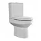Bijou Close Coupled Modern Toilet + Soft Close Seat Large Image