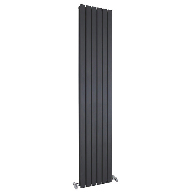 Bilbao Anthracite Double Panel Designer Radiator (1800 x 354mm) Large Image