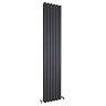 Bilbao Anthracite Double Panel Designer Radiator (1800 x 354mm) Large Image