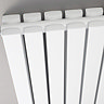 Bilbao White Double Panel Designer Radiator (1500 x 354mm) Profile Large Image