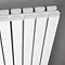 Bilbao White Double Panel Designer Radiator (1800 x 354mm) Profile Large Image